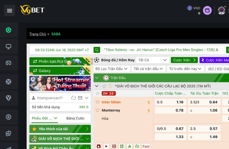 Cá cược thể thao tại V9Bet