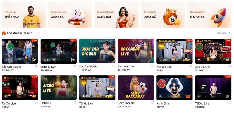 Kho game cá cược trực tuyến siêu hấp dẫn