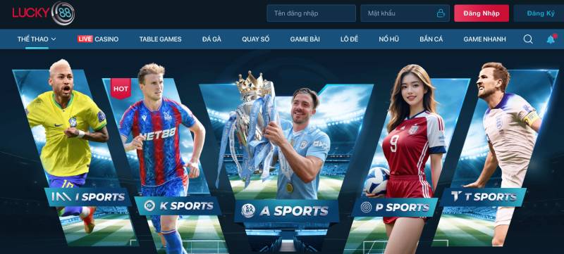 Tong Hop Cac Sanh Ca Cuoc The Thao Tren Lucky88