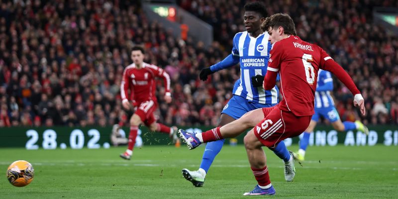Phong độ của Liverpool vs Brighton Hove Albion