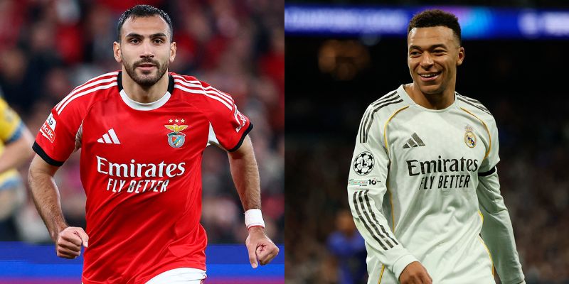 Phong độ hiện tại giữa SL Benfica vs Real Madrid