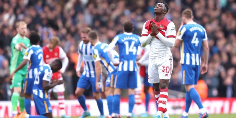 Phong độ Brighton Hove Albion vs Arsenal hiện tại